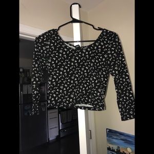 Floral crop top